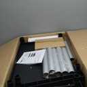 MaxWorks 80774 3-Shelf Utility Plastic Cart with Wheels-225 Lbs Maximum Capacity, Black