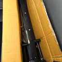 American Trails Extra-Wide Premium 30" Director's Chair Black Frame with Natural Canvas, Bar Height