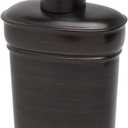 Zenna Home Marion India Ink Bathroom Soap Dispenser with Modern Resin Design, Lotion Dispenser with Pump for Bathroom Decor, Bronze