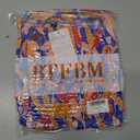 BTFBM Womens Spring 2026 Casual Maxi Dresses Short Sleeve Smocked Tiered Floral Boho Long Beach Dress with Pockets (M)