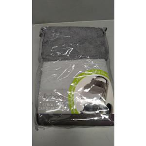 Tadpoles Plush MicroSherpa Lining Stroller and Car Seat Cover. Quilted