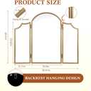 Wonderjune Trifold Vanity Mirrors 3 Way, 30 x 37 in