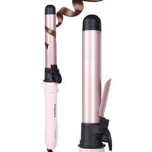 Curling Iron Automatic Hair Curler, Global Voltage 5 Heat Settings 360 Rotating Power Cord Automatic Reset Function Automatic Curling Iron, Ideal for Hair Rotating Hair Curler for Effortless Curls