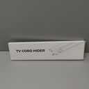 Delamu 42.5in Adhesive Cord Hider Wall, Mounted TV Cord Cover Kit, Multiple Cable Raceways for Wall Corner, Wire Cover Hiders for 1-2 Cables, 1.18" W X 0.43" H, Black