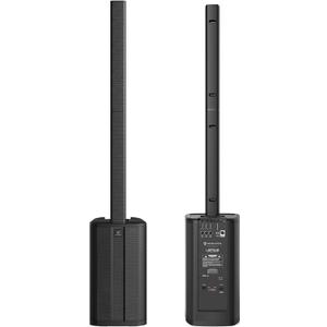 L15PRO16 Portable PA System Powered Column Line Array Speaker System, 2400W Peak Power,15 Inch, 66Lb, Bluetooth Wireless Audio, 3-Channel Mixer, Portable PA for DJs, Musicians, Events
