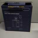 Hot & Iced Coffee Maker with Bold Setting, Single Serve Coffee Maker for K Cup and Grounds, 6-14 Oz Brew Sizes, 50 Oz Removable Water Tank, One Cup Coffee Machine with Reusable Filter, Black