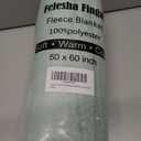 Plush Fleece Throw Blanket for Couch and Bed, Fluffy Fuzzy Cozy Lightweight Soft Blankets All Season Use (40x50 Inches,Aqua)