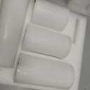 Flameless Candles, 4 Pack Battery Operated Candles with Remote, Real Wax LED Fake Candles with Timer Flickering for Christmas Wedding Home Party D3 H 5" 6" 7" 9" White