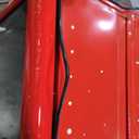 Frigidaire Retro Compact Refrigerator with Glass Door, 3.2 cu ft Countertop Fridge, Rounded Corners, Premium, for Office, Bedroom, Dorm Room, Cabin (Red)