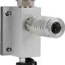 3/4 Straight Air Piping Fittings,2 pcs 3/4 x 3/4 Male NPT Threads Adapter Fittings, Seal Taped Needed, Brass-Nickel Plated, For Shop Compressed Air Line System