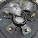 New 10" X 2-1/4" Trailer Brake Drum Kits 5 on 5" Bolt Pattern 1/2" Studs for Utility Boat Trailer 3500lbs Axle