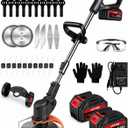 21V Cordless Weed Wacker, 3 in 1 Grass Trimmer/Edger/Brush Cutter