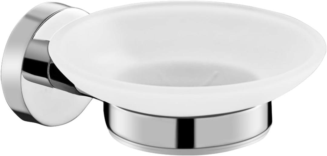 Wall Mounted Soap Holder Soap Rack for Bathroom &Kitchen Stainless Steel (10cm)