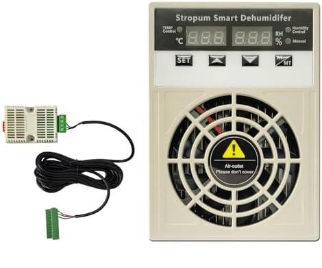 Stropum Automatic Small Dehumidifier for Grow Tent,Electric Box,Storage Cabinet,Closet,110V/240V Mini Dehumidifier With Temperature Control Switch