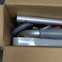 Folding Walker with Tray, 5" Wheels Lightweight Walkers for Seniors and Adults, Supports Up to 350 Pounds, Adjustable Height, Compact Standard Walker, Silver