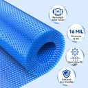 BigXwell 18 Foot Round Solar Pool Cover,16-mil Blue Above-Ground and In-Ground Pools Cover, Heavy-Duty Insulating Pool Heater Cover