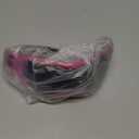 QUMY Dog Goggles UV Protection for Small to Medium Breed, Dog Sunglasses Windproof Anti-Fog Dustproof Snowproof, Puppy Glasses for Outdoor Riding Driving with Comfortable Frame Adjustable Straps (Pink)