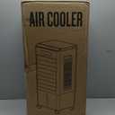 Portable Air Conditioners, 3-IN-1 Evaporative Swamp Air Cooler 8L, Windowless Portable AC with Remote, Fast Cooling, 7H Timer, Oscillation 90, 3 Modes Air Conditioner Portable for Room Bedroom(Black)