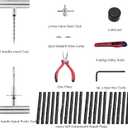 Flat Tire Repair Kit with Plugs 31 Pcs for Car, Motorcycle, ATV, Jeep, Truck, Tractor Flat Tire Puncture Repair