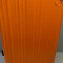 Coolife Luggage Expandable, Suitcase PC+ABS Spinner 24in Carry on (Orange , M (24in))