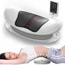Quadruple Fusion Lower Back Massager, Back Stretcher for Lower Back Pain Relief and Decompression, Lumbar Traction Device with Rocking Stretch, Ideal Gift for Back Relaxation