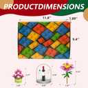 Flowers Building Blocks Succulents Botanical Toys Advent Calendar 2025 24 packs Fake Flower Building Sets Blind Box Toy Set for Home, Kitchen, Desk Decor Block Toy,Party Favors for Christmas Birthday Valentine's Gift Adults Kids Girl 6+