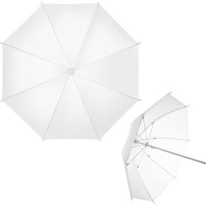 Cosmos 2 Pack Mini Photography Light Reflector Umbrella 20 Inch/ 50cm Diameter White Translucent Soft Umbrella Photography Photo Video Studio Mini Lighting Diffuser for Shooting (Bracket NOT Included)