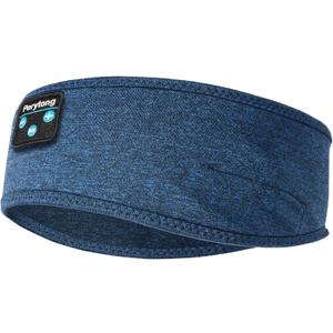 Perytong Sleep Headphones, Headband Headphones 10Hrs Bluetooth Headband with Soft Cozy Earbuds Comfortable Sleeping Headphones for Side Sleepers, Sleep & Lounge Gift Idea for Women Men