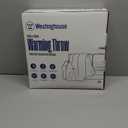 Westinghouse Electric Heated Throw Blanket, Faux Fur with 6 Heating Levels & Auto Off, Soft Cozy Sherpa Washable Blanket (50" x 60", Indigo)