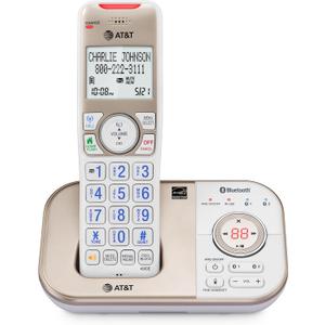 AT&T BL3112 Cordless Home Phone  1 Handset, Bluetooth to Cell, Smart Robocall Blocker (1,000), Digital Answering, Expandable
