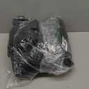 Women's Hooded Long Puffer Coat Winter Warm Full Zip Lightweight Quilted Jacket with Pockets (Medium, Black)