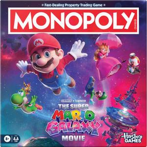 Monopoly: The Super Mario Galaxy Movie Edition Board Game I Fun Family Games for Kids, Teens, Adults | 2 to 6 Players | Ages 8+