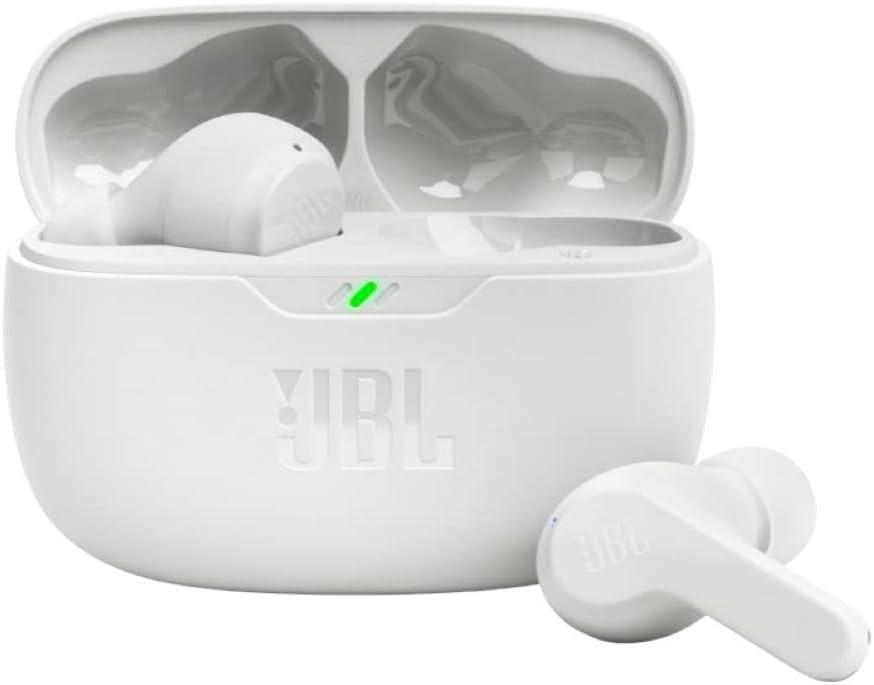 JBL Vibe Beam True Wireless Headphones - (White, Small)