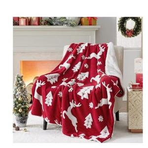 Bedsure Christmas Throw Blanket - Soft and Warm Sherpa Christmas 3D Gingerbread Throw Blankets for Couch, Sofa, Bed, Decoration Gift 50"x60"