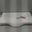 Derila Cervical Queen Size Pillow for Sleeping - Support Pillow for Side, Back, Stomach Sleepers - Contour Best Bed Pillows for Sleeping (1 Pillow | White)