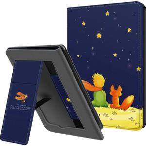 Ayotu Stand Case for 6.8'' Kindle Paperwhite- with Auto Wake/Sleep, Premium PU Leather Cover with Hand Strap, Only for Kindle Paperwhite 11th Generation 2021 and Signature Edition, The Boy and Fox