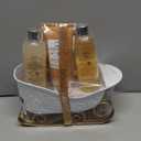 Gift Baskets for Women, Body & Earth Gift Set with Jasmine & Honey Scent Includes Bubble Bath, Hand Cream, Holiday Gift Baskets, Bath and Body Gift Sets for Women, Happy New Year Gifts