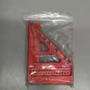 3D Carpenter Square with Degrees Scriber, 22.5-90 Degree Drawing Line Ruler with Pin, Precision Square for Woodworking, Construction, Craftsmen and DIY (Inch)