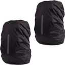 2 Pack Waterproof Rain Cover for Backpack,Backpack Rain Cover with Reflective Strip,Rucksack Rain Cover for Bicycling/Hiking/Anti-Dust/Anti-Theft/Camping/Traveling/Outdoor Activities