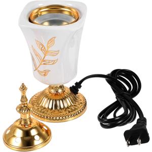Garneck Electric Incense Burner - Middle Eastern Style Ceramic Censer for Home Decor Yoga Spa Aromatherapy