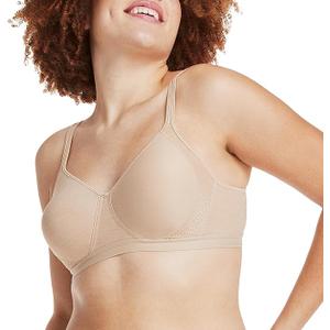 Hanes Signature Cooling Comfort Foam Wire-Free Bra Style W507, X-Large {JJ}