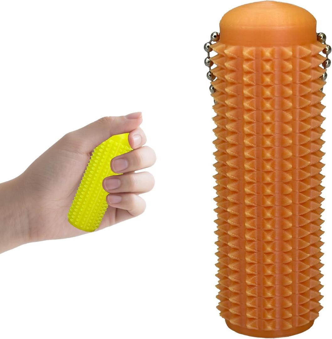 3 x 
Little Ouchies Spiky Fidget Keychain – Stress Relief Massager, Anxiety Relief & Unique Gift for Adults