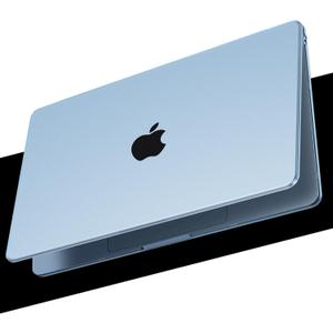[Official SkyBlue] for MacBook Air 15 inch Case M4 M3 M2 2025 2024 2023 [100% Color Match] [Ultra Thin Armor] Protective Hard Shell Cover for Laptop A3241 A3114 A2941 - Sky Blue Clear