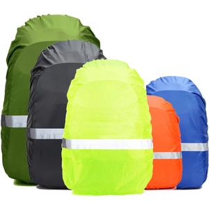 Frelaxy Hi-Visibility Backpack Rain Cover with Reflective Strip 100% Waterproof Ultralight Backpack Cover, Storage Pouch, Anti-Slip Cross Buckle Strap, for Hiking, Camping, Biking, Outdoor, Traveling