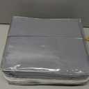 Mueller Ultratemp King Size Sheets Set, Super Soft 1800, 6 Piece, Deep Pocket up to 16" Bed Sheets, Transfers Heat, Breathes Better, Hypoallergenic, Wrinkle, Light Grey