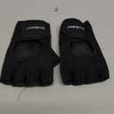 Workout Gloves for Men and Women, Exercise Gloves for Weight Lifting, Cycling, Gym, Training, Breathable and Snug fit (Large, Black)