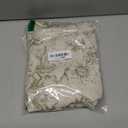 jinchan Ruffled Floral Valance Linen Shabby Chic Small Window Curtain 18 Inch Farmhouse Kitchen Valance for Bedroom Living Room Decor Cottage Rustic Window Treatments 1 Panel Green on Beige