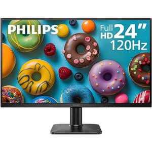 Philips 24E2N2100 24 inch IPS FHD (1920 x 1080) 120Hz Gaming Office Monitor, VESA, HDMI x1, VGA Port x1, Eye Care
