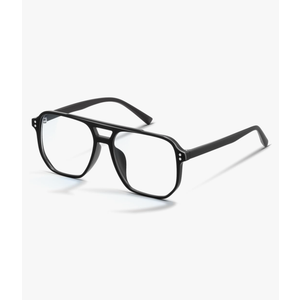 livho Vintage Aviator Blue Light Blocking Glasses, Fashion Oversized Frames with UV Protection Coating, Unisex Design