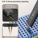 Battery Spot Welder, Battery Welder 11 Gear Adjustable Handheld Spot Welder with Automatic and Manual Modes Portable Spot Welding Machine for Welding Nickel Strips and Iron